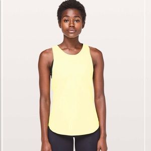 LULULEMON SCULPT TANK II - YELLOW ICE